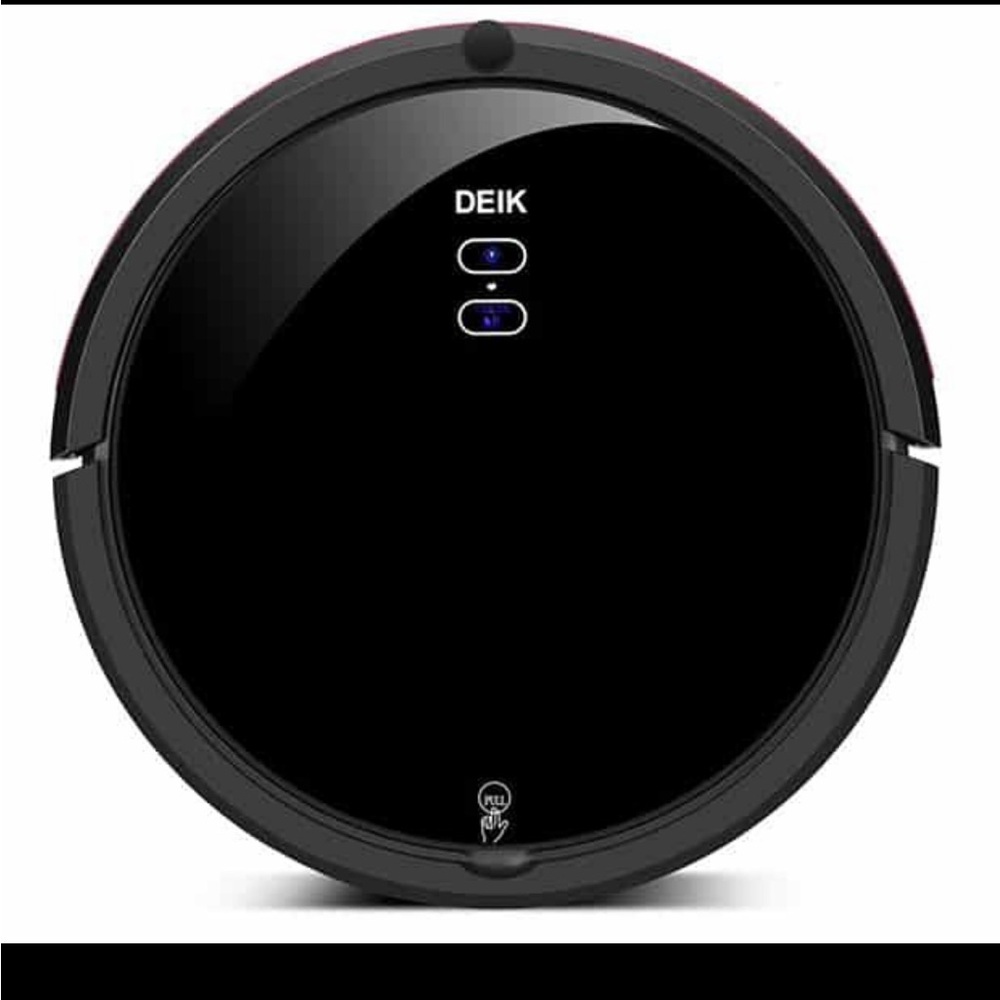 Deik Black Robotic Vacuum Cleaner